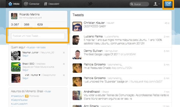 Como mandar mensagem no Twitter Como mandar mensagem no Twitter