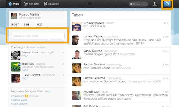 Como mandar mensagem no Twitter