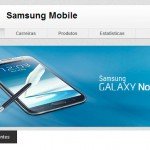 Página de Empresa da Samsung