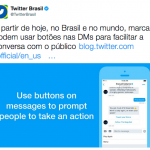 Twitter lança ferramenta que facilita conversa de marcas com o público